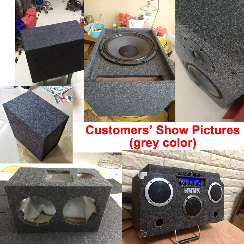 1x0.5 Meter Speaker Self-Adhesive Felt Cloth Subwoofer Strip Patch Sound Absorption Anti-Seismic Decorative KTV Stage