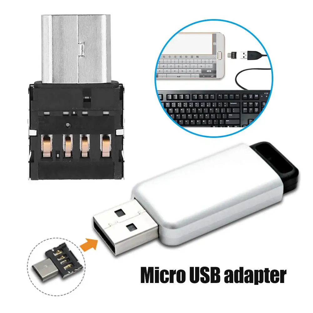 

Portable Mini Micro USB Converter OTG Adapter Micro USB Connector for for Card Reader Tablet Type C USB OTG