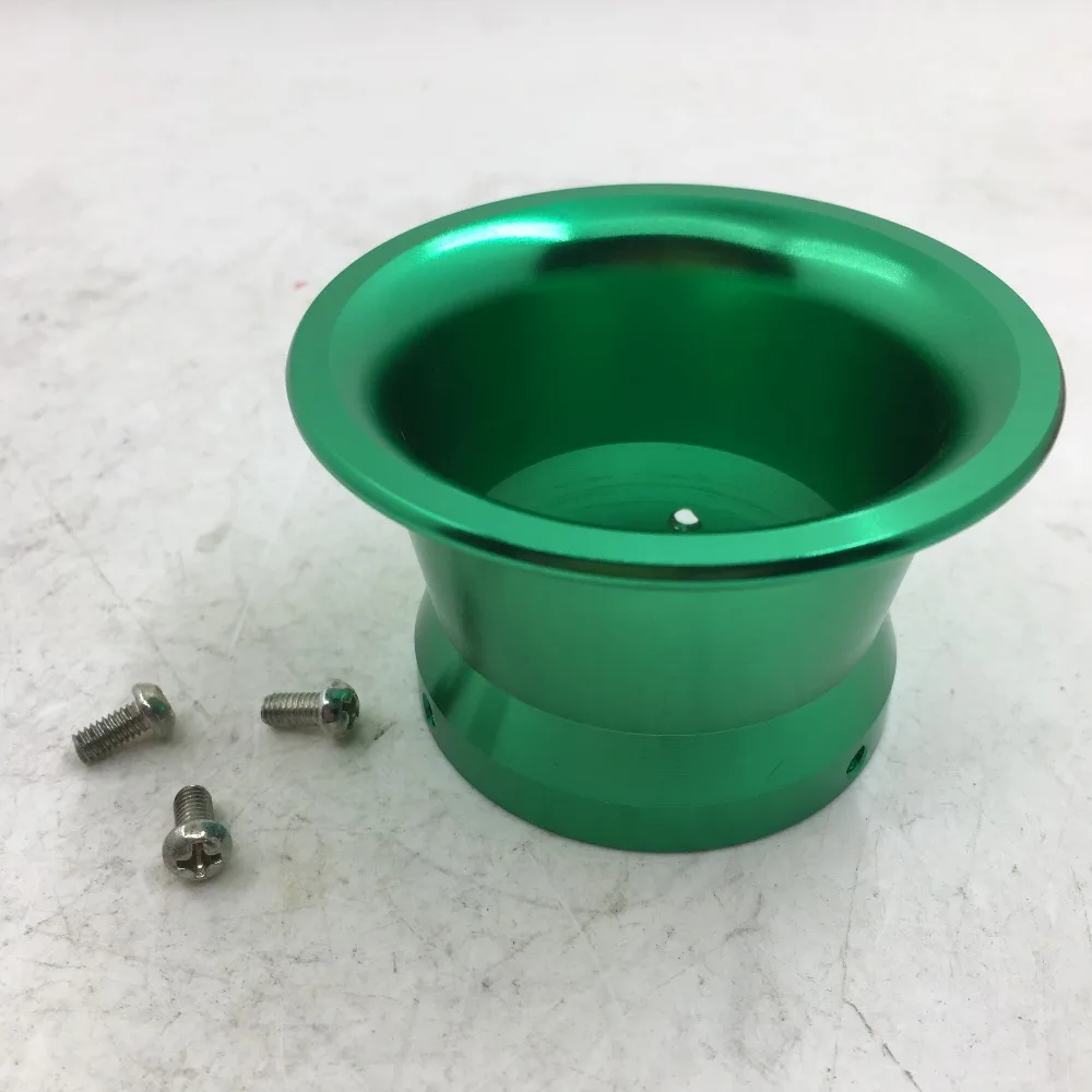 SherryBerg Carburetor Air Horns Carburetor 45mm Velocity Stack Keihin TM PE 28 PWK OKO 30 Carb Intake 50mm Green Color Trumpet