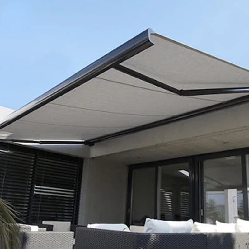 Outdoor Full Cassette Retractable Patio Sun Shade awning for roof top tent