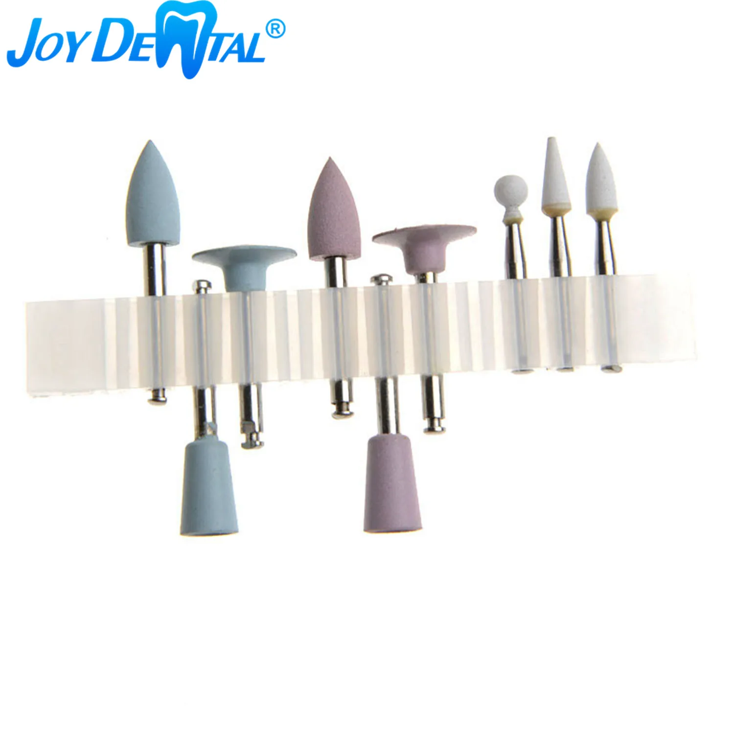 9 Pcs/Box Dental Composite Polishing kit RA 0309 3 Ceramic and 6 Silicone Rubber Polishers For Low Speed Handpiece Contra Angle