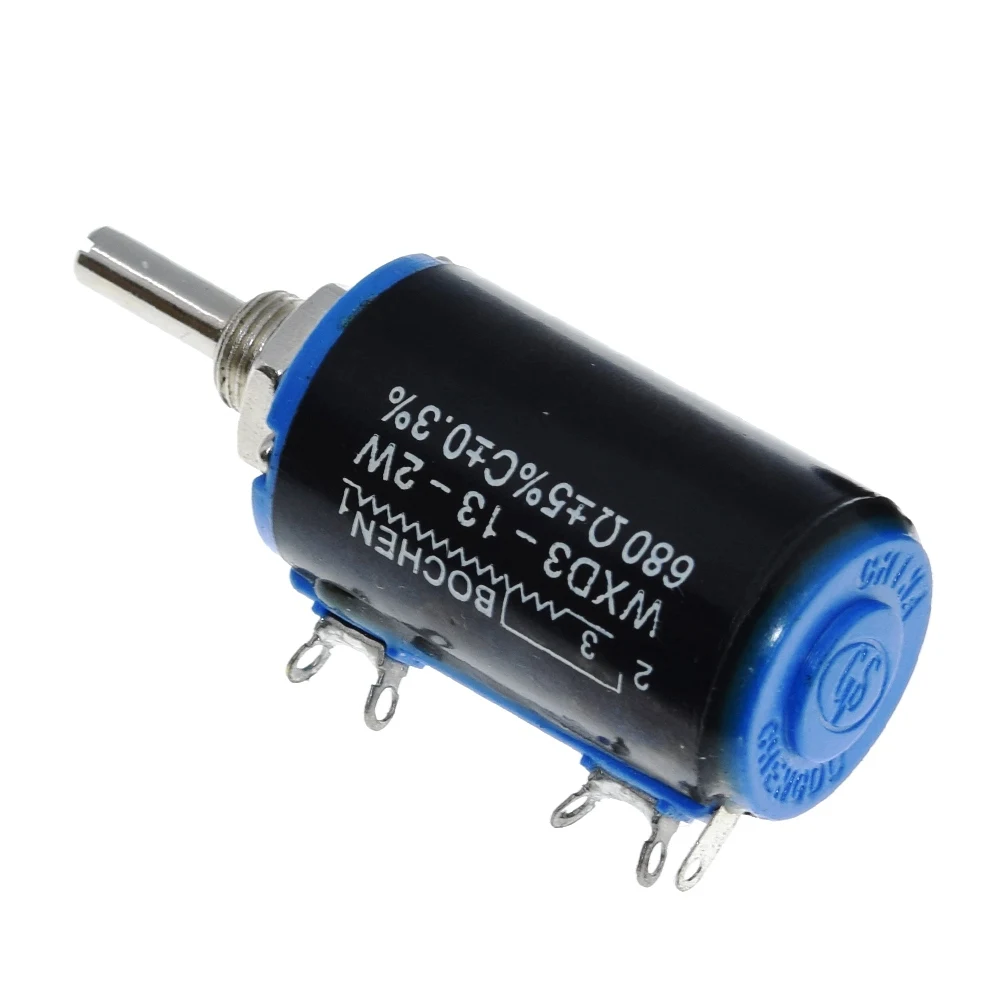 TZT 1/3PCS WXD3-13-2W 100 200 220 470 680 R Ohm 1K 2,2K 3,3K 4,7K 5,6K 6,8K 10K 22K 33K 47K 100K Ohm Drahtpotentiometer – Detail 9