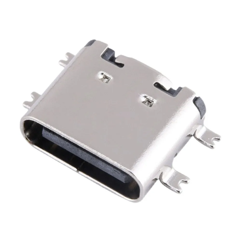 50pcs TYPE-C Female SMT 16PIN Four-pin Patch USB Type C Fast Charging Interface 5A High Current Power Charging Port Connector