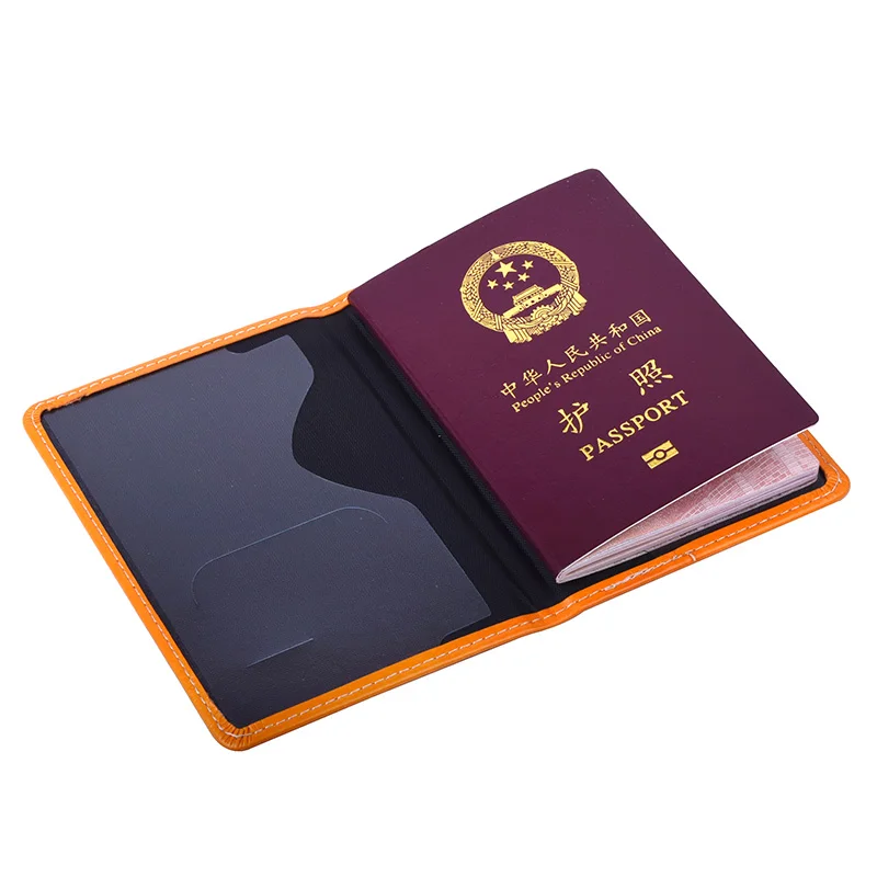 Fashion Holland Passport Cover Case PU Soft Leather Men Women Travel Organizer Documents Case Bank Cards Holder