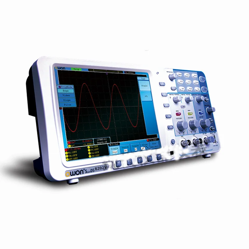 

New Original SDS8202V OWON Digital Oscilloscope USB + LAN + VGA Dual Channels Storage 200MHz Bandwidth 2GS/s Samplerate