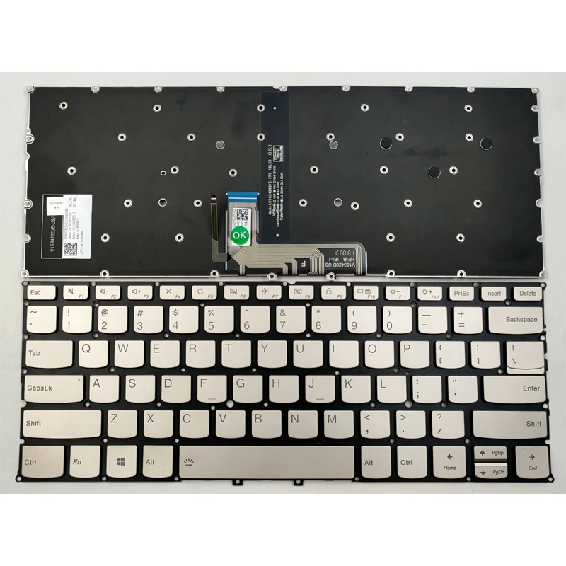 Lenovo IdeaPad Yoga C940-14IIL 키보드 교체용 US 실버 백라이트 키보드 리뷰: 정확한 호환성과 실용성 분석