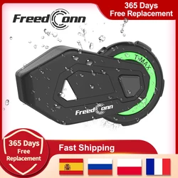 Freedconn t max m Motorrad helm Gegensprechanlage wasserdicht Bluetooth 5,0 Musik Headset Motorrad FM Kopfhörer 2 in 1 Kopfhörer