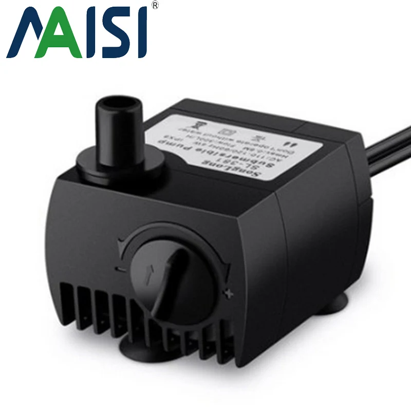 New Arrival 1PC AC 110-120V/60Hz 0.8M 300L/H Submersible Water Pump High Quality Mini Electric Submersible Waterpump US Plug