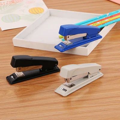 One. 207 stapler quality durable metal stapler learning stationery office supplies binding machine. Color random.