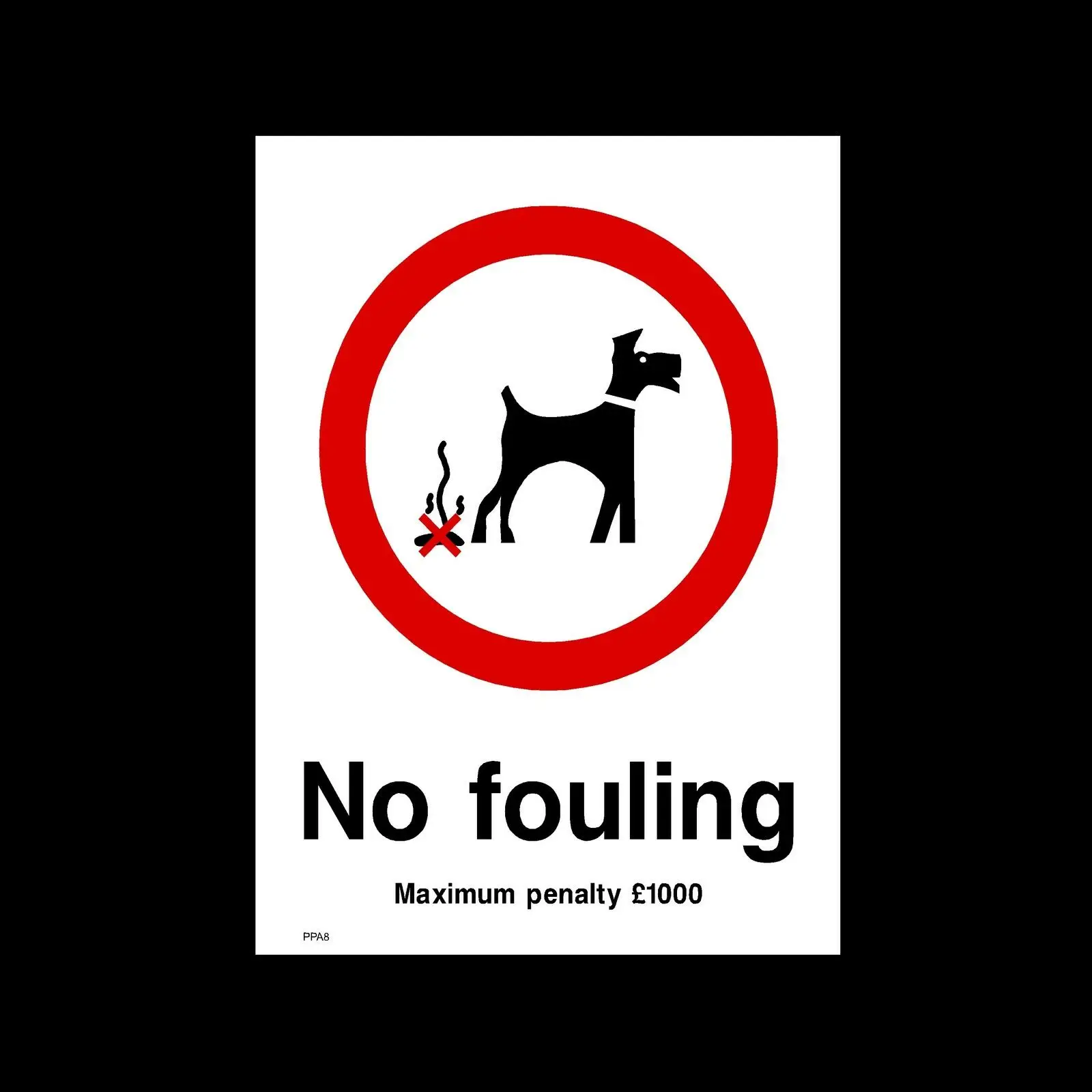 Dog Fouling Please clean it up Stickers Decal Suitable for shopping malls, warehouses, schools, factory,Office Building wall