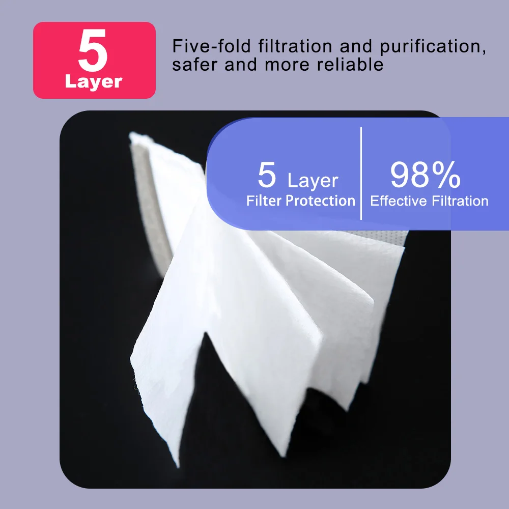 60 PCS FFP2 Mask Adult Health Protection Mask KN95 Reusable Strong Filtration Safety Dust Respirator Face Masks Fast Delivery