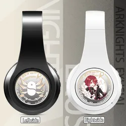 Wireless Silent Disco Headphone Anime Arknights Exusiai Stereo Bluetooth Headphone for Playing Games Sport Earphone with Mic