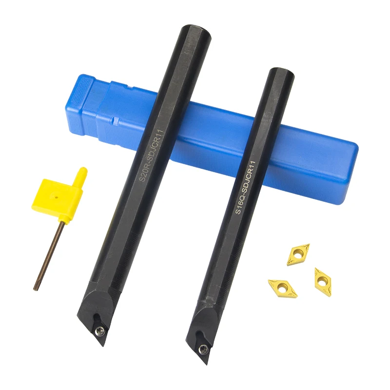 Imagem -03 - Ferramenta de Rotação Interna de Gêmeo Barra de Perfuração Suporte de Ferramenta de Corte Sdjcr l Cnc para Inserção Dcmt07 09