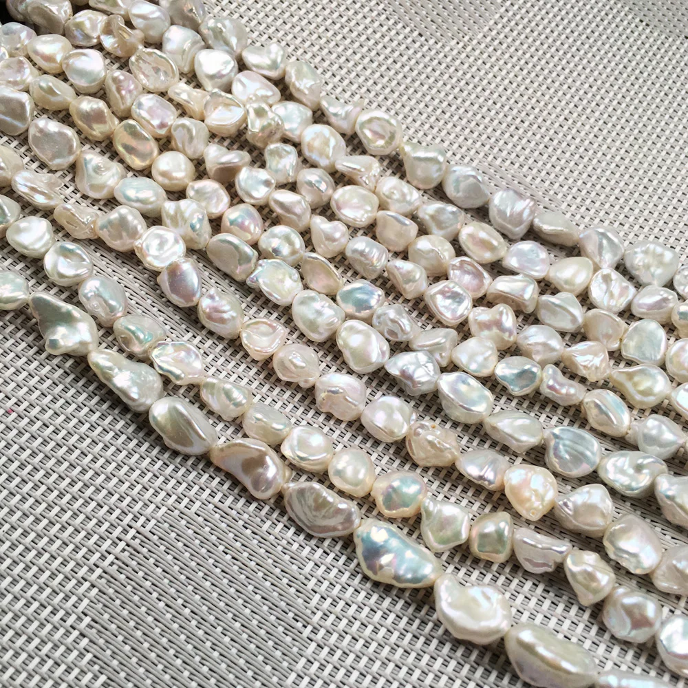 Natural Freshwater Pearl Beading irregular shape Isolation Punch Loose Beads For jewelry making DIY Necklace Bracelet Accessorie