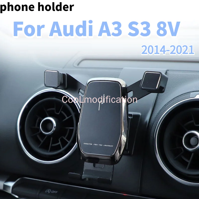 Car phone holder for audi a3 8v sportback accessories S3 8V phone stand Navigation bracket 2015 2014 2016 2017 2018 2019 2020