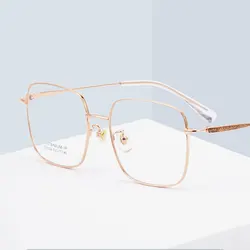 New Arrival Retro Pure Titanium Frame Glasses Super Light Large Frame Man and Woman Optical Eyewears