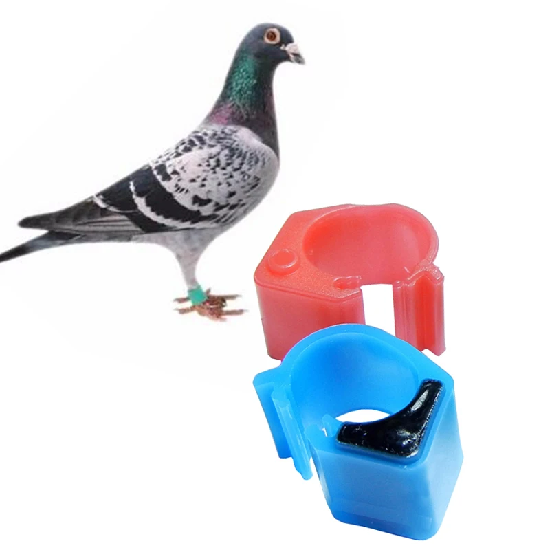 134.2KHz RFID Pigeon Ring Tag Hitag S256 Foot Band Racing Tags ABS Waterproof for Tracking Management 2Pcs/Lot