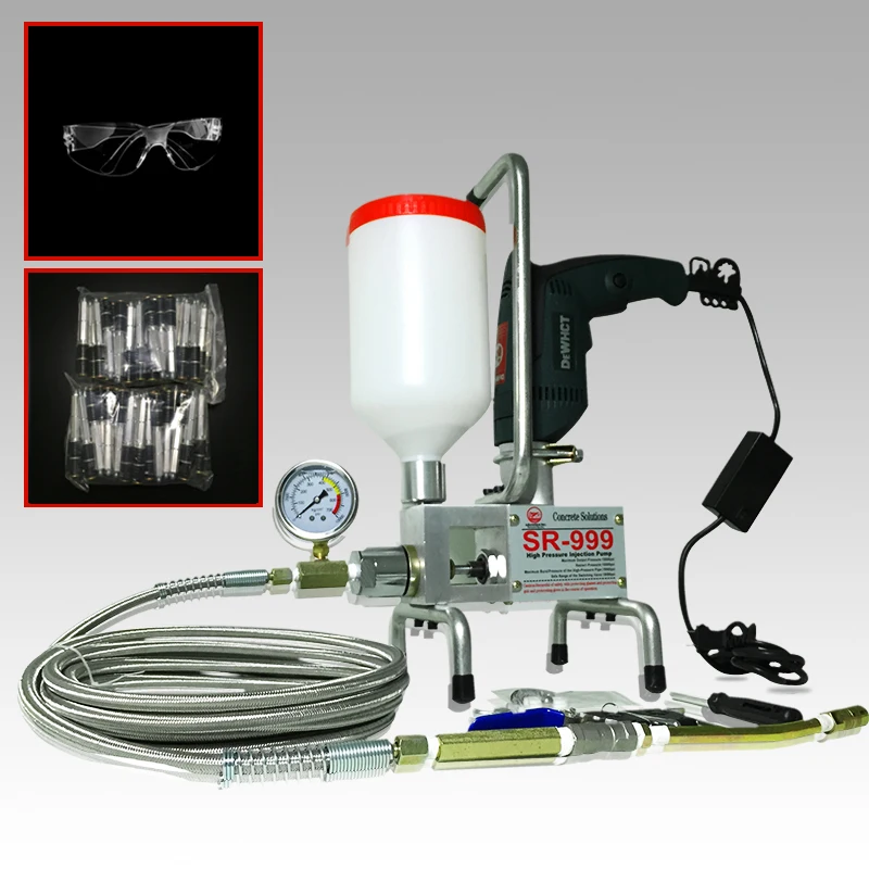 Grouting Machine Water Proof EPOXY   /  POLYURETHANE FOAM  INJECTION PUMP Concrete Repair Crack Waterproof