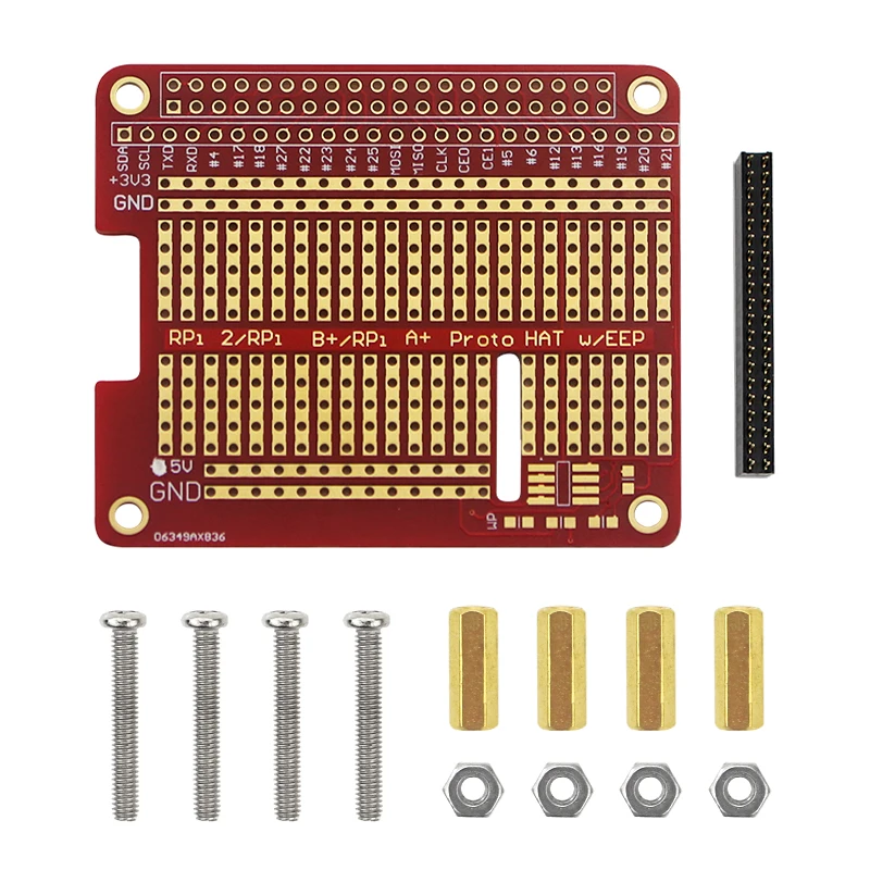 DIY Proto HAT Shield Extension Board dla Raspberry Pi 5/4B / 3B+ / 3B RPI GPIO Board dla RPI 5 4B