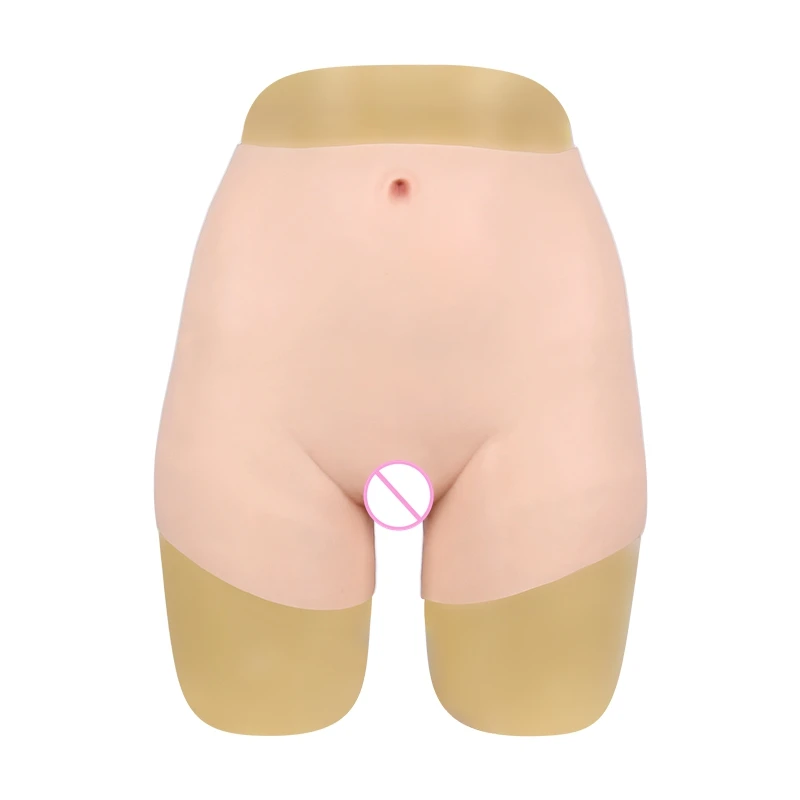 70CM Silicone Realistic Vagina Panty Shemale Crossdresser Pussy Pants Transgender Artificial Sex Fake Underwear Enhancer Hip 1G