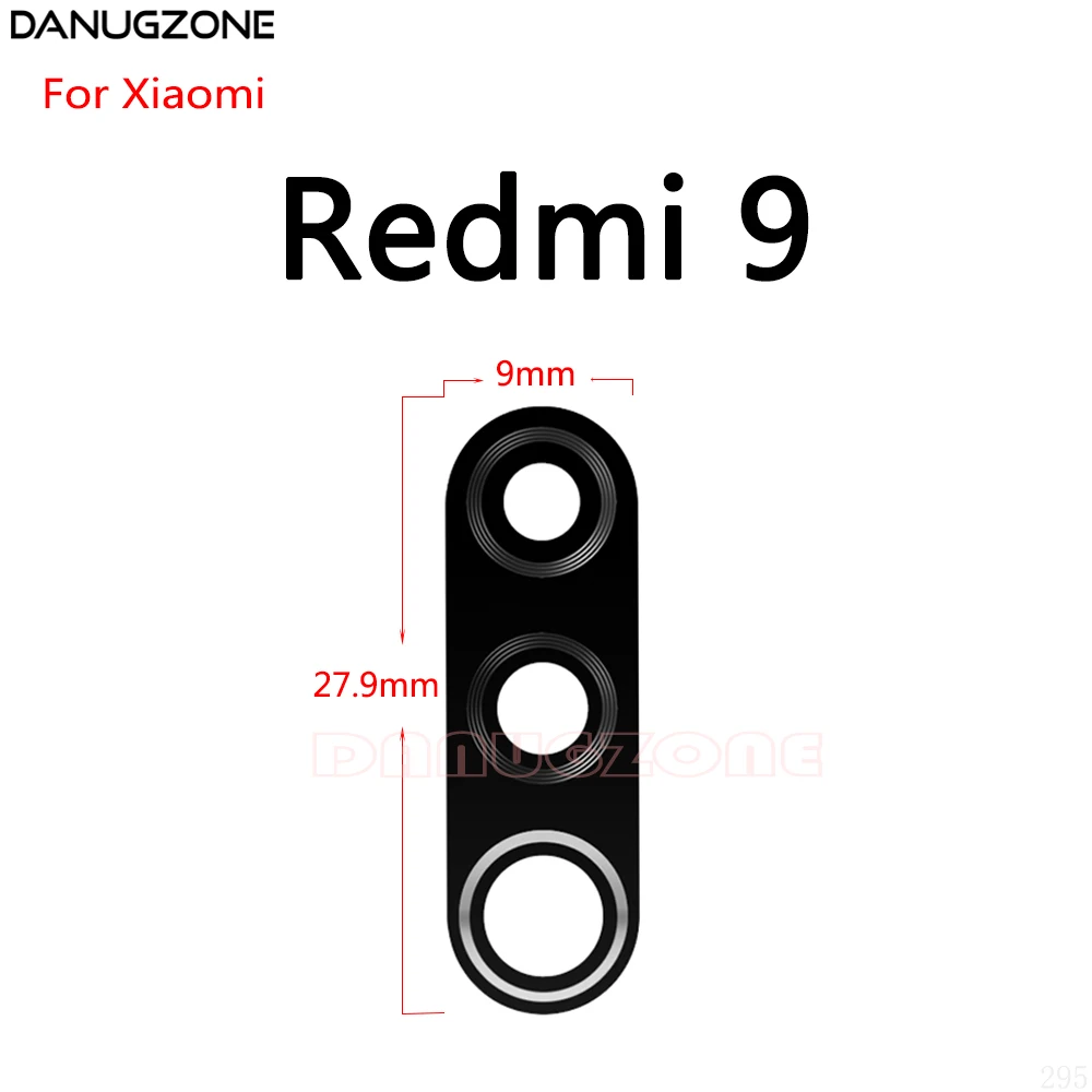 2PCS/Lot For Xiaomi Redmi 9 9A 9C Back Lens Rear Camera Glass Lens Mirror