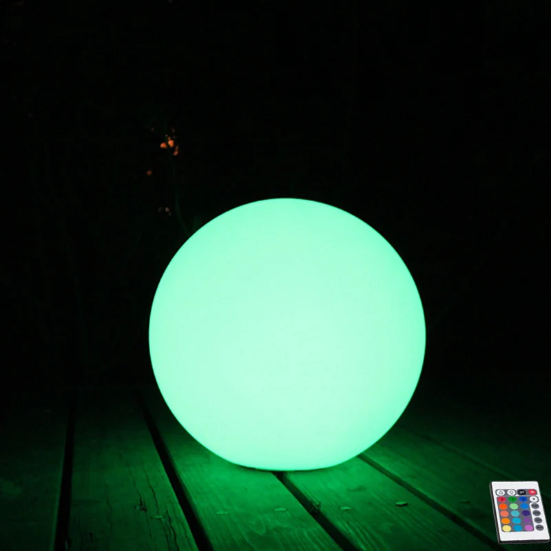 

Skybesstech D30cm D40cm Waterproof IP65 LED Glowing up Globle Table Lamps Luminous Flash Ball Free Shipping 1pc