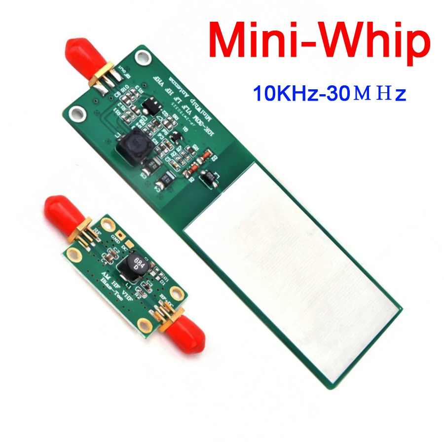 MiniWhip Active Antenna 10kHz - 30MHz  mini whip shortwave Antenna + AM HF VHF BIAS TEE FOR shortwave RTL-SDR receiver SMA