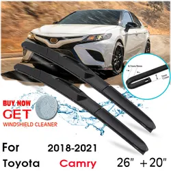 Car Wiper Blade Front Window Windshield Rubber Silicon Refill Wipers For Toyota Camry 2018-2021 LHD/RHD 26