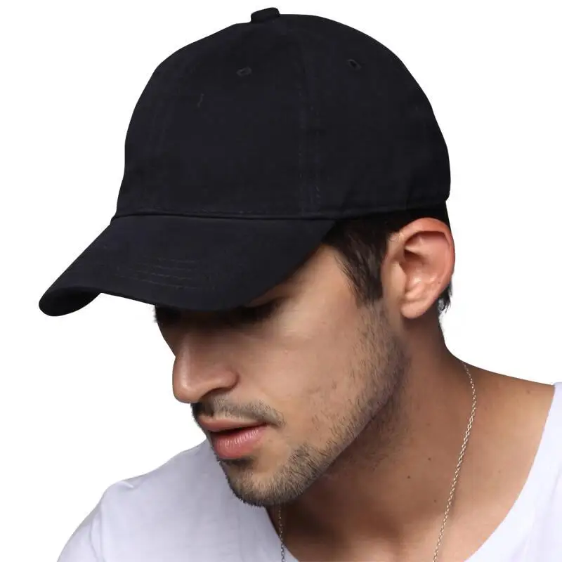 Gorra de béisbol personalizada para hombre y mujer, gorro con logotipo impreso, bordado de texto, informal, de trabajo, Color puro