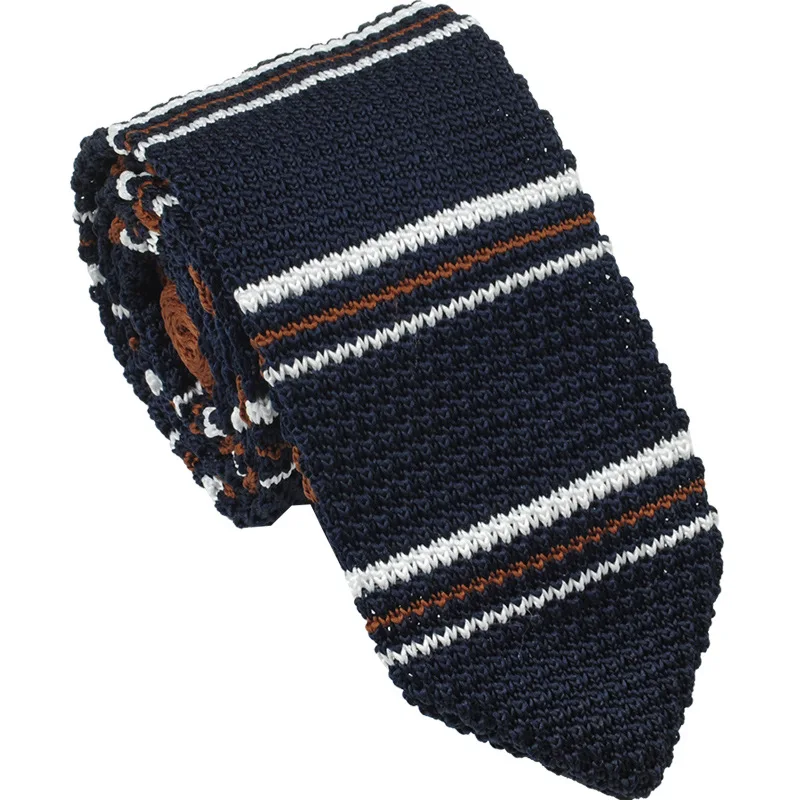 40 Color Men's Tie Casual Stripes Woolen Knitted Necktie Men Knit Tie Gift for Men Accessories Gravata Formal Tie Gravata Bowtie