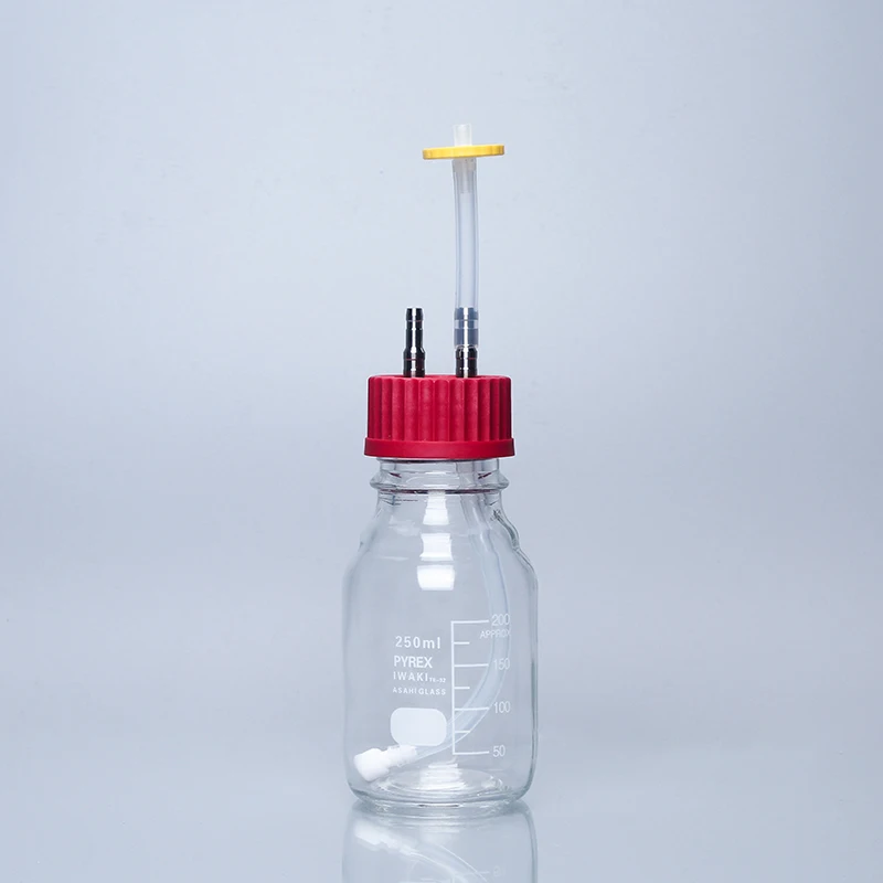 100ml-2000ml Fermentation Tank Special Feeding Bottle Reagent Feeding Bottle Anaerobic Bottle Feeding Bottle GL45 Biological