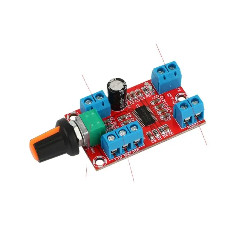 D302 Bộ Khuếch Đại Kỹ Thuật Số Tàu 2.0 Kênh Đôi 2*30W Siêu Nguyên Chất Giai Đoạn Cuối Cùng Sốt Độ Trung Thực Module