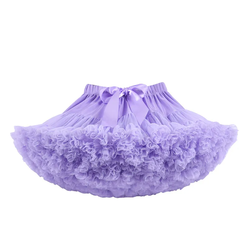 DE PEACH New Spring Multicolor Baby Girls Tutu Skirts Children Fluffy Ballet Skirt Kids Princess Lace Tulle Party Dance Skirt