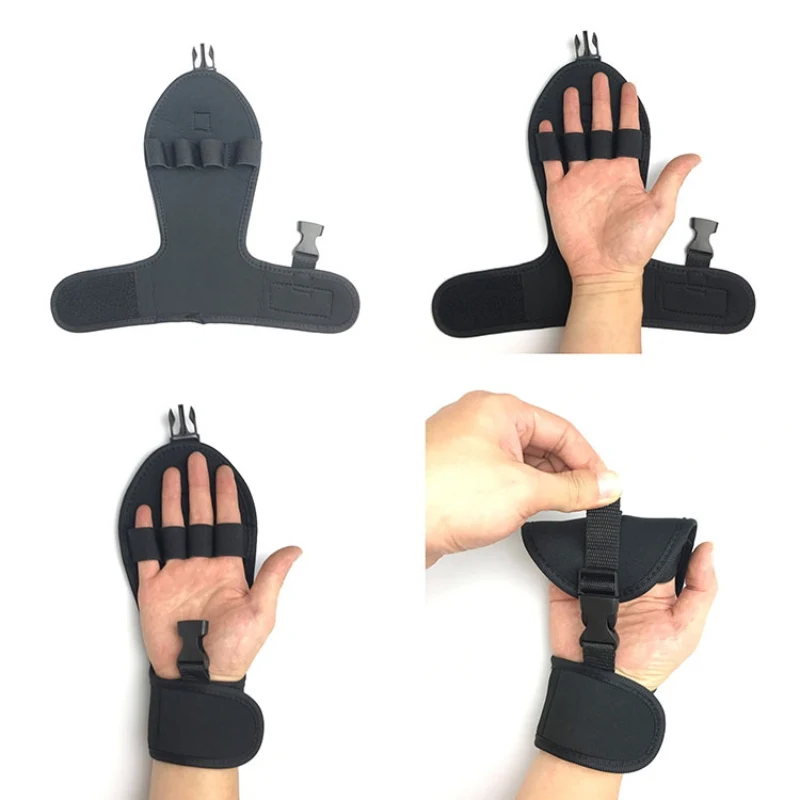 1pc Auxiliary Fixed Gloves Hand Wrist Finger Splint Support Finger Grip Strengthener Stroke Hemiplegia Patient Rehabilitation