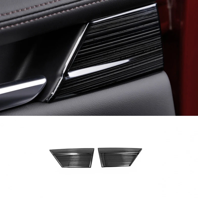 

For Mazda 3 BP Axela 2019-2022 Stainless steel Car Rear door inner handle patch Cover Trim Sticker Car Styling Accessories 2pcs