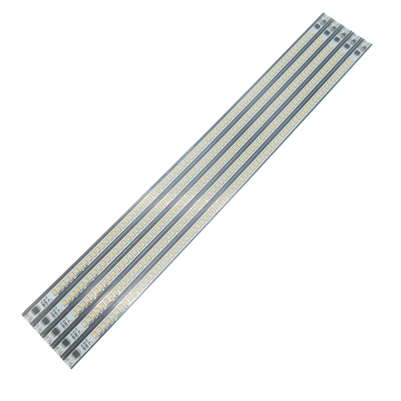 5-50pcs 6W 40cm 220V LED Tube Bar Light 390mm 72Leds High Brightness SMD2835 Aluminum Strip White Warm White Red Green Blue