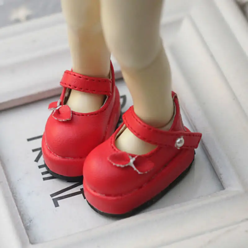 [Wamami] 02 # schwarz/rosa/weiß/rot/lila boawknot 1/4 msd 1/6 bjd dollfie lederstiefel/schuhe