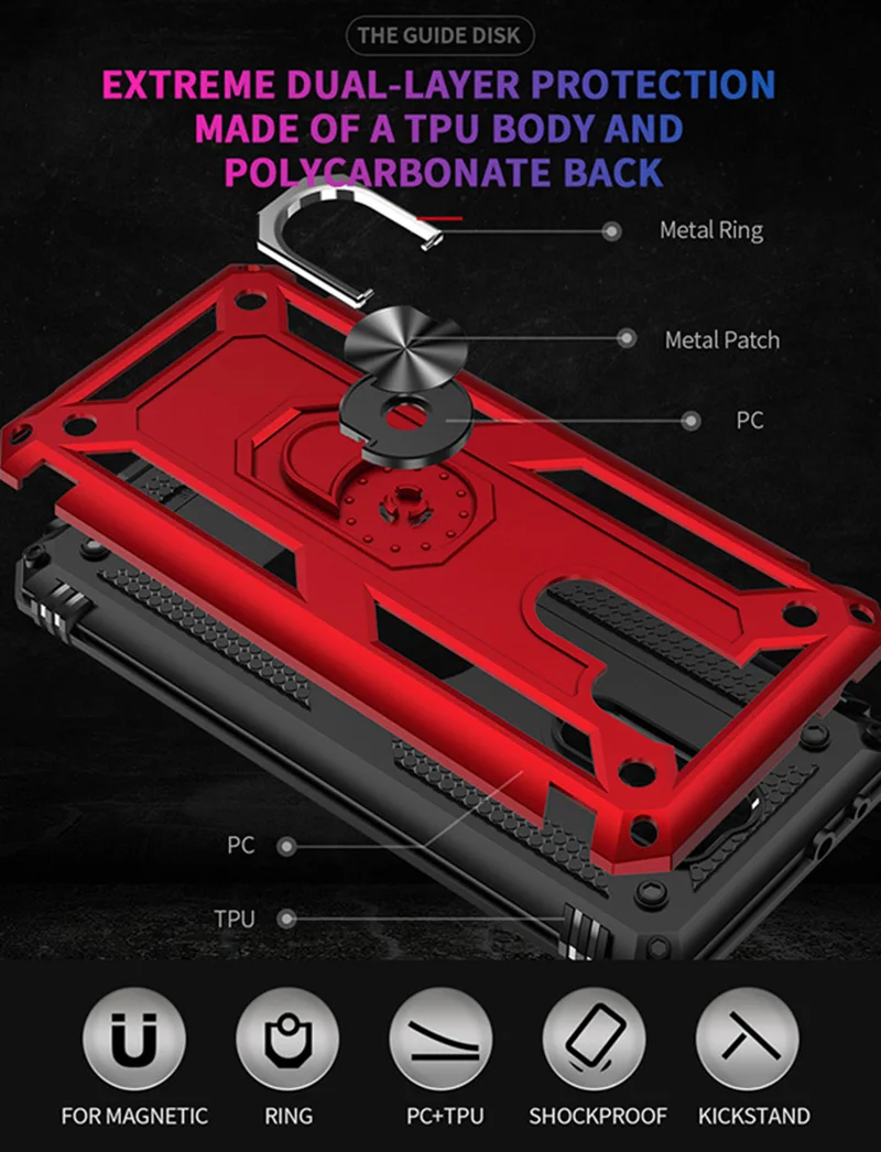 Shockproof Armor For Xiaomi Redmi 9 9T 9A 9AT 9i 9C NFC 9Power Case Phone Case for Note 9 Pro Max 9s 9T Back Cover