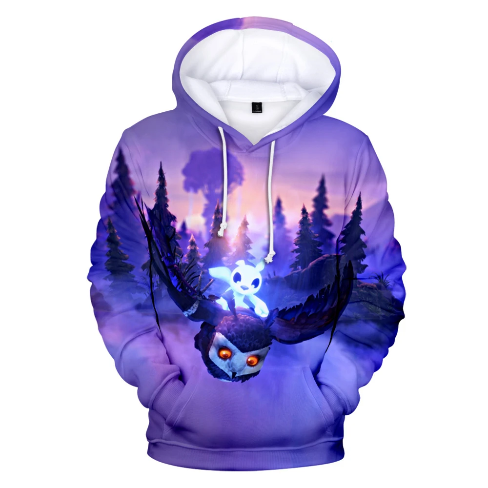 Men Women Newest Ori and The Will of The Wisps Hoodies Oversize Pullovers Fashion Casual Autumn Winter Kids Clothing