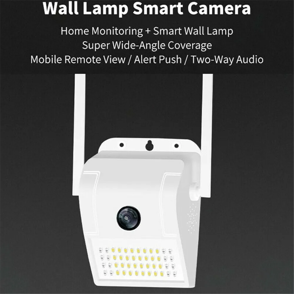 1080P Outdoor WiFi IP Camera Wireless 48 LED Light IR Audio Video IP66 Waterproof Home Garden CCTV Security Courtyard Monitoring