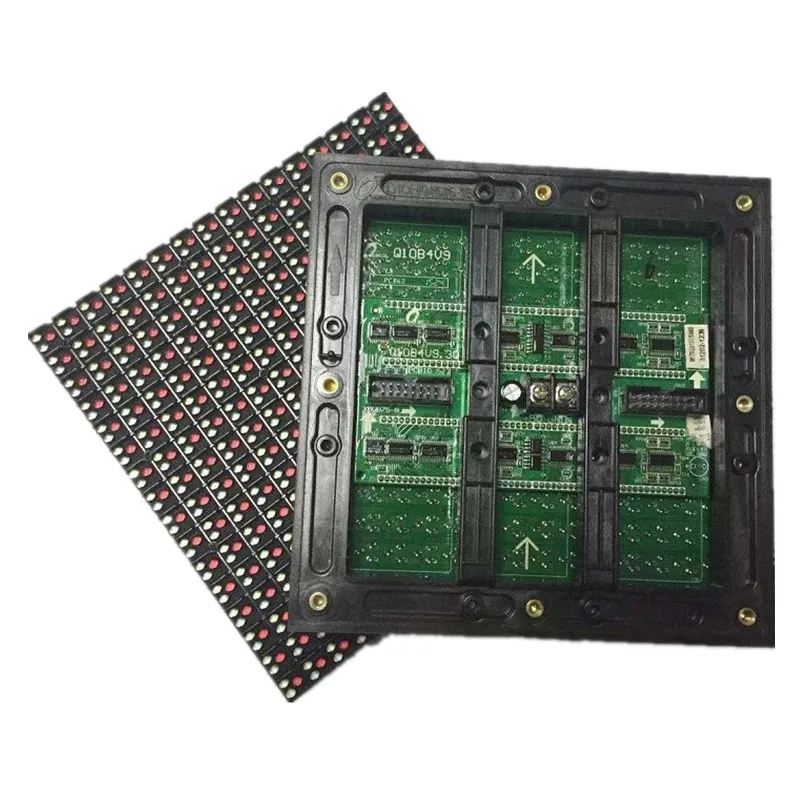 Module d'affichage LED extérieur P10, interface HUB75 ASLLED P10 DIP 160*160mm IP65 contenant du fil