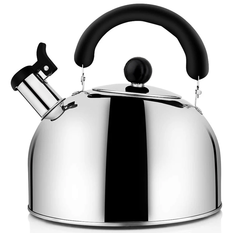 

Hot Sale Tea Kettle Stovetop Whistling Tea Pot, Stainless Steel Tea Kettles Tea Pots For Stove Top, 4.3Qt(4-Liter) Large Capac