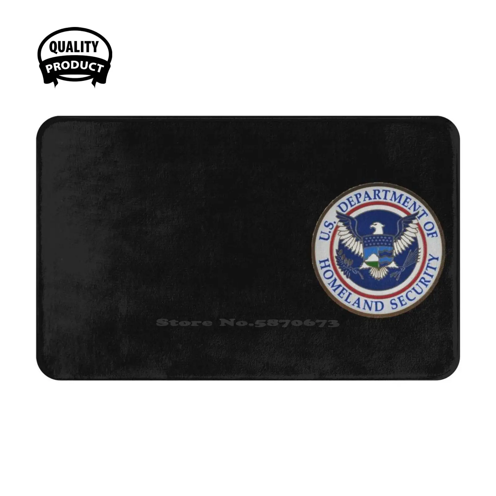 - Department Of Homeland Security Soft Cushion Home Carpet Door Mat Car Rug 2Nd Amendment America Usa Guns Gun Rights Country