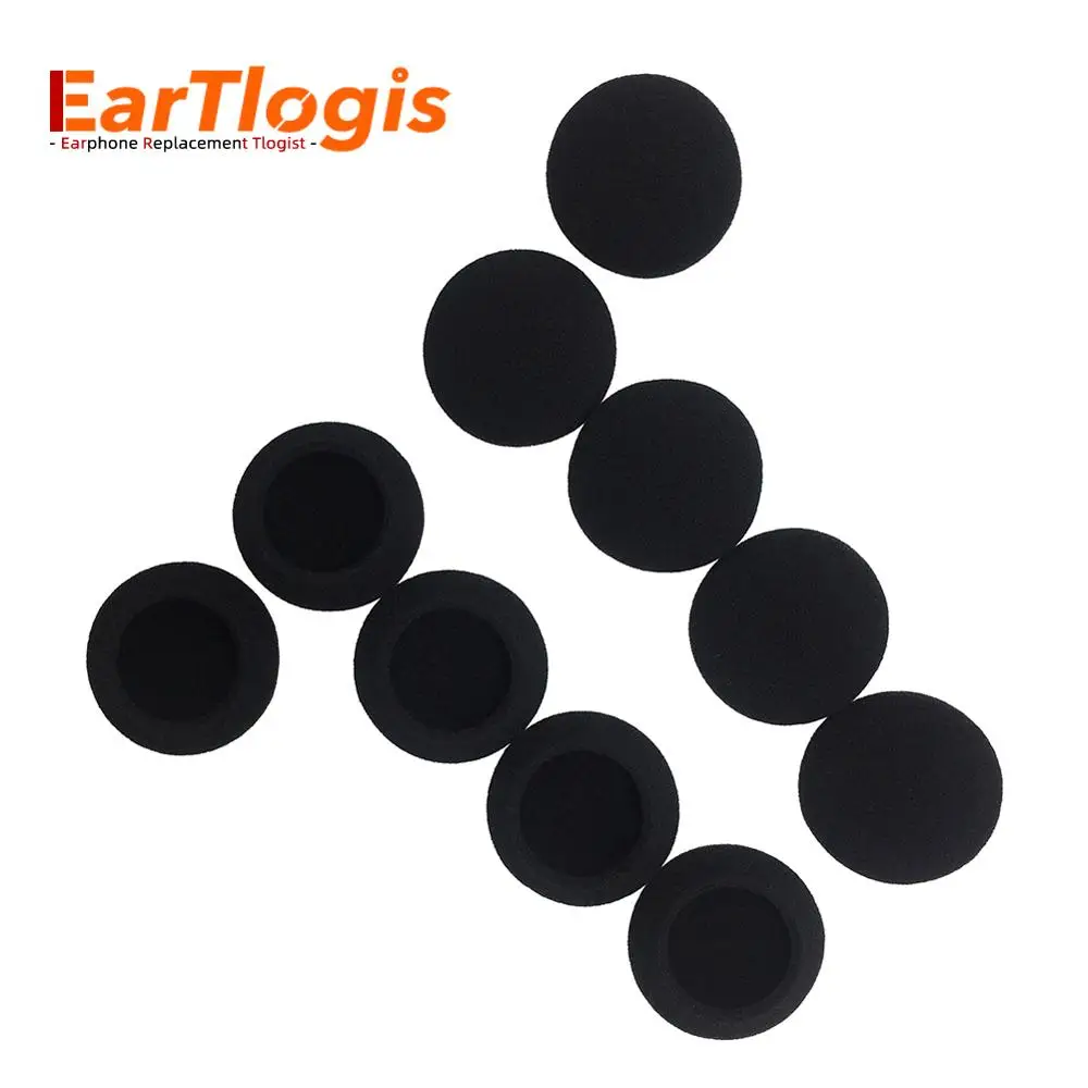 EarTlogis Sponge Replacement Ear Pads for Philips HS500 SBCHL155 SBCHL145 SHM61 Headset Parts Foam Cover Earbud Tip Pillow