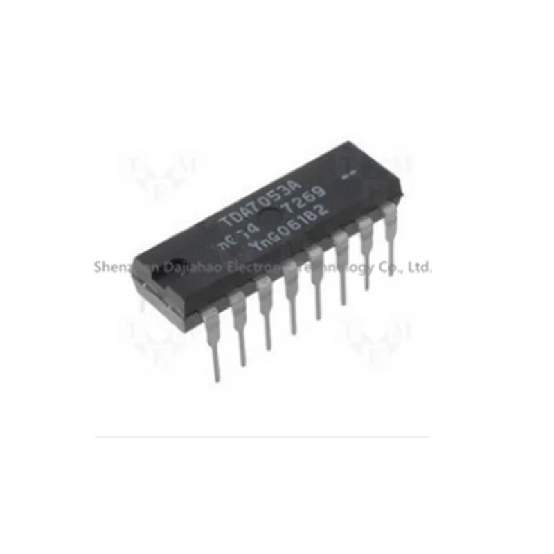 5 pçs/lote TDA7053 TDA7053A DIP16 bloco amplificador de áudio integrado amplificador de potência chip circuito IC