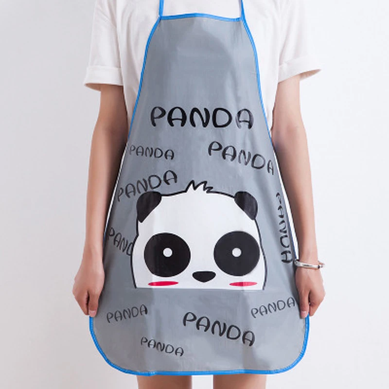 Cartoon Printed Kitchen Aprons Women Kids Aprons BBQ Bib Cooking Baking Restaurant Accessories Home Cleaning Kitchen Accessories