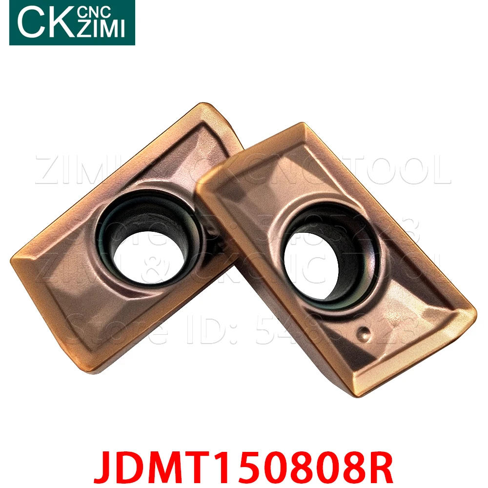 JDMT-insertos de carburo de torneado Indexable, herramienta de fresado, torno de metal, 10 piezas, JDMT 150808R JDMT150808R