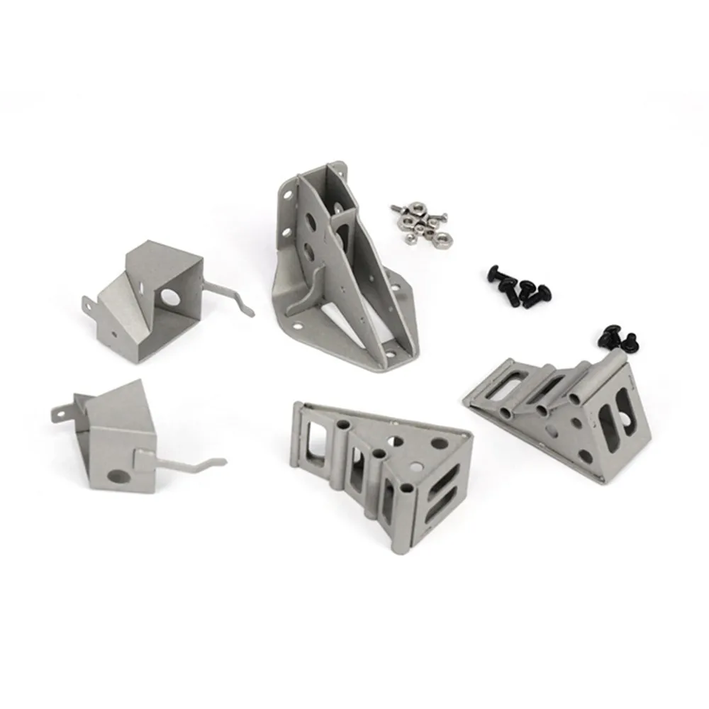 Durable Metal Spare Tire Frame Anti-slip Tire Wheel Mounting Bracket Holder for 1/14 Tamiya RC Tractor Trailer Accessories