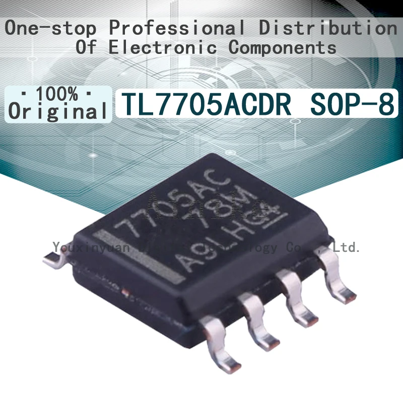 

10/Pcs New Original TL7705ACDR 7705AC SOP-8 TL7705 TL7705AC SOIC-8 Single power supply voltage monitor IC chip