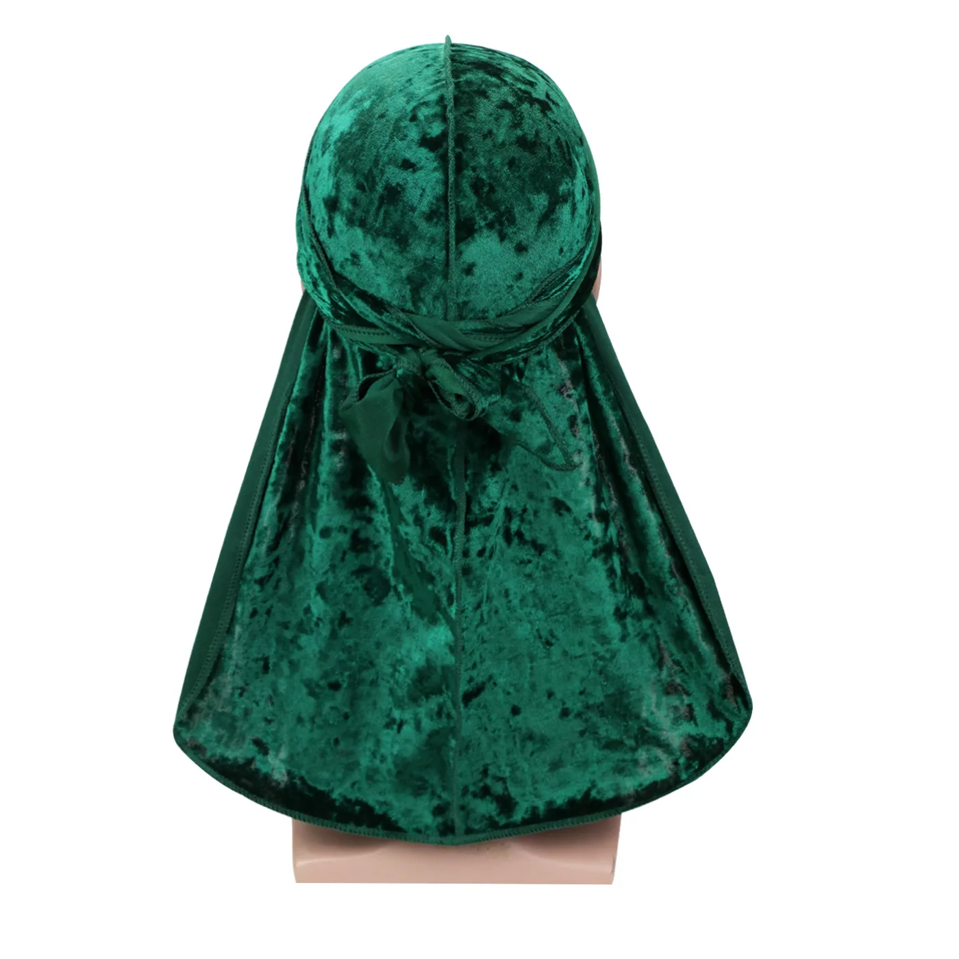 Unisex Diamond Velvet Durag Bandana für Männer Long Tail Headwrap Wave Cap Stretch Herren Doo Rag Turban Hut Hip-Hop Kopfbedeckung Caps – Detail 16